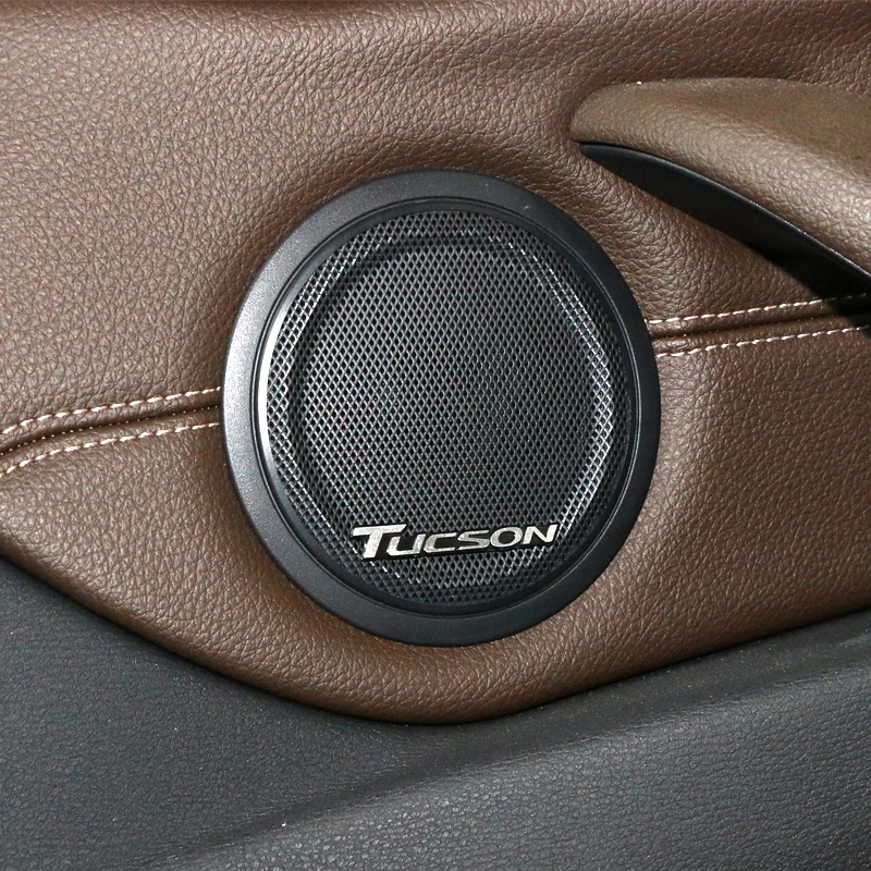 10 шт. авто динамик аудио динамик значок 3D стерео эмблема подходит для hyundai Tucson стикер автомобильные аксессуары Стайлинг
