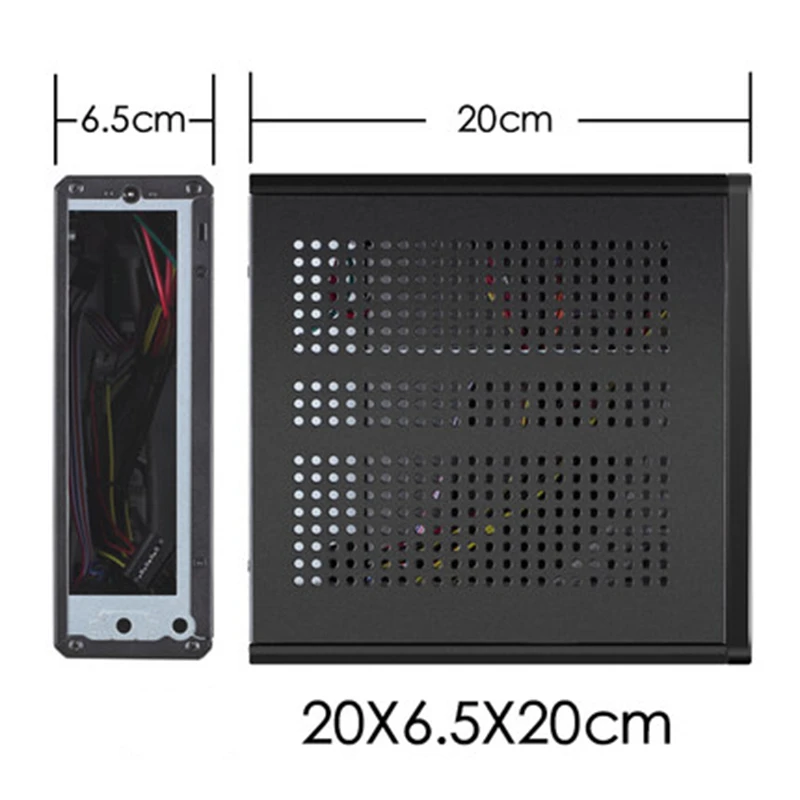 Чехол для ПК Gamer HTPC Mini ITX материнская плата настольного компьютера маленький