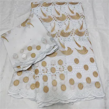 

7yards swiss lace fabric 2020 high quality lace dubai fabric swiss voile lace in switzerland latest african cotton lace fabric