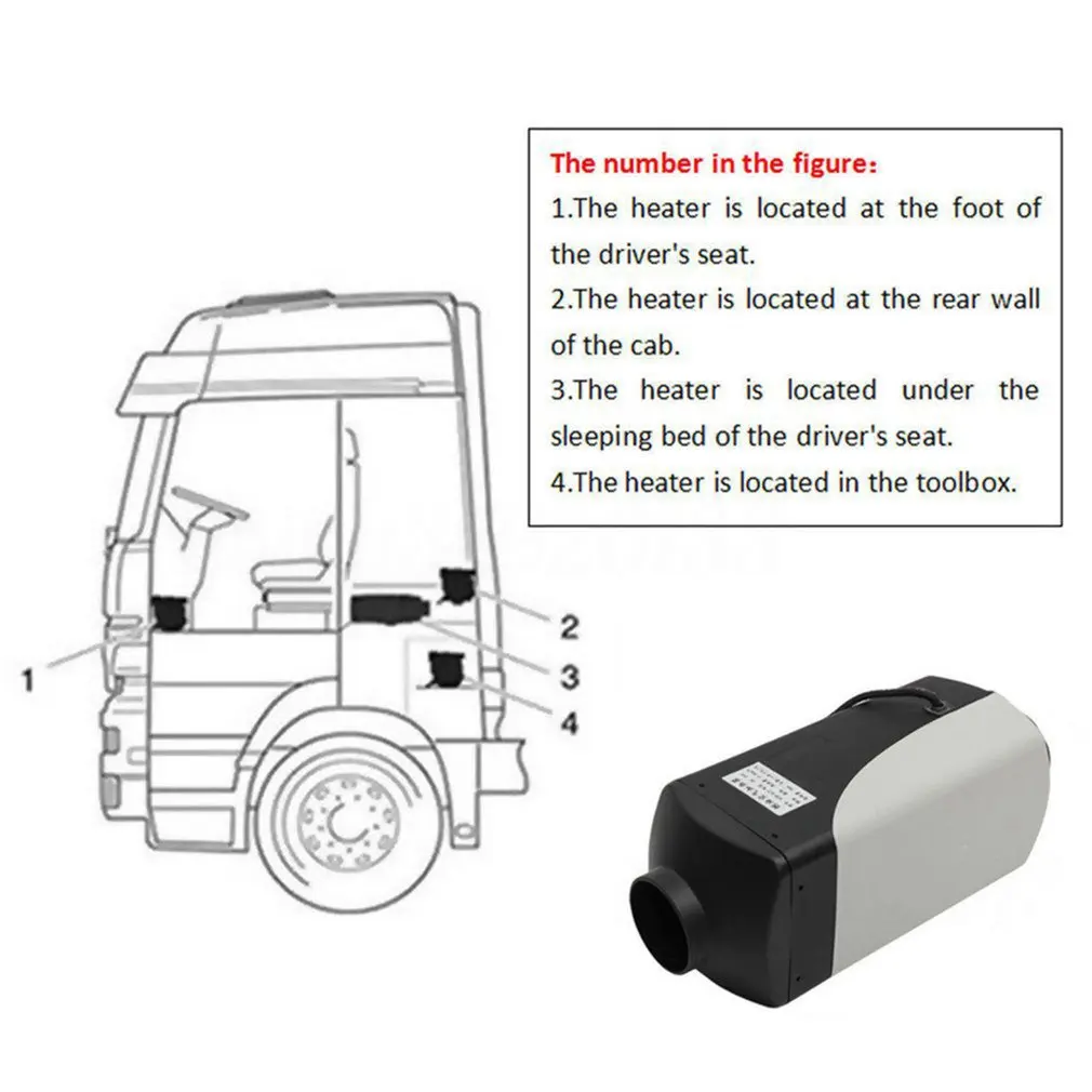 12V 8000W Lcd Schalter автомобиля воздушный дизельный Обогреватель для грузовых автомобилей лодки и яхты дома шины мотор-отпуска воздуха стояночный отопитель
