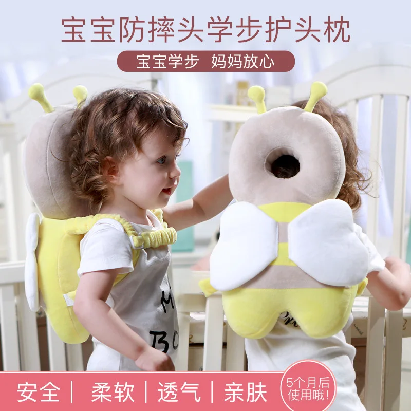 

New Style Winter Plush Baby Toddler Walk Protection Pillow Infant Head Guard Shatter-resistant Pillow Breathable Anticollision L