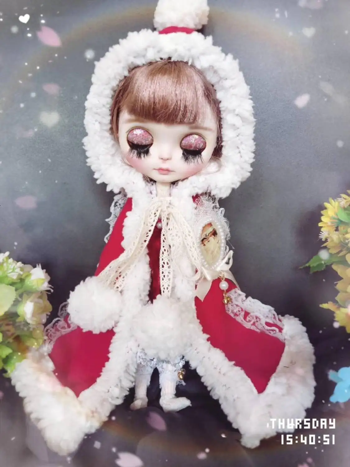 Blyth Кукла Одежда licca куклы azone одежда платье красный 0816