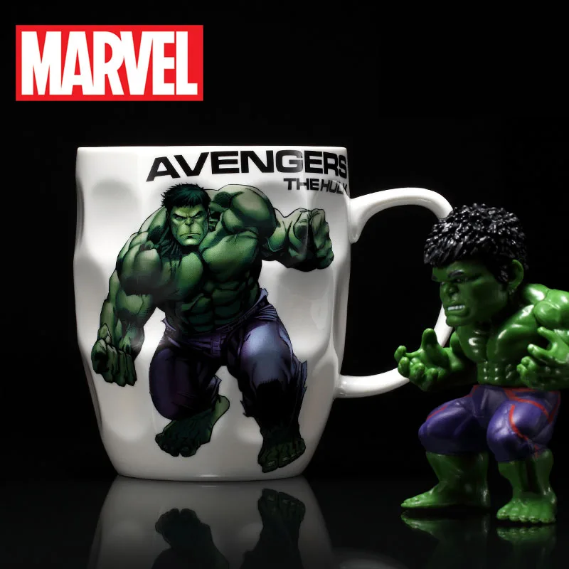 Дисней керамическая чашка подлинный Marvel Мстители 4 Капитан Америка Raytheon Халк Железный человек чашка