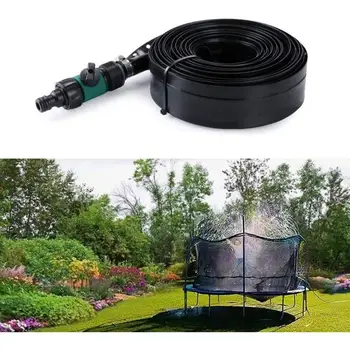 

1 Set Black Trampoline Sprinkler Set Interesting Garden Trampoline Watering Equipment Set for Home Garden