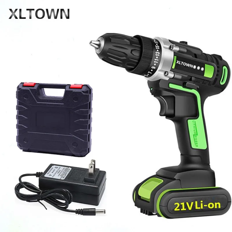 Аккумуляторная электрическая дрель XLTOWN 12/16.8/21 в многофункциональная отвертка с