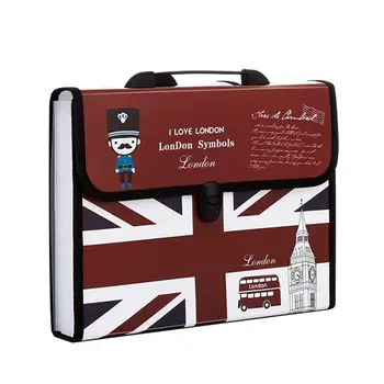 

File Organiser Multifunctional Portable Expanding 12 Pockets A4 Paper Documents File Folder Filing Case A4 File Bags