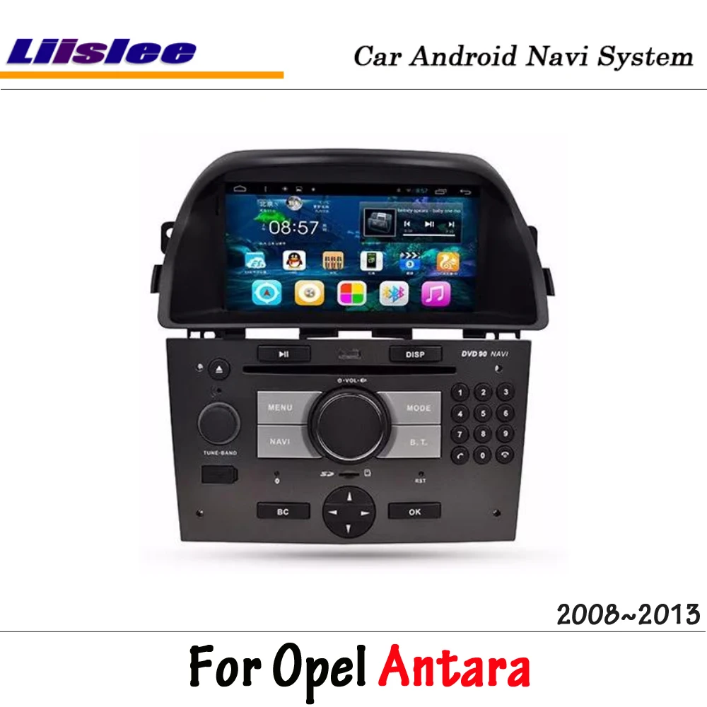 Liislee Android 7,1 up для Opel Antara 2008~ 2013 автомобильный стерео экран радио Carplay BT GPS навигация Мультимедийная система DVD плеер