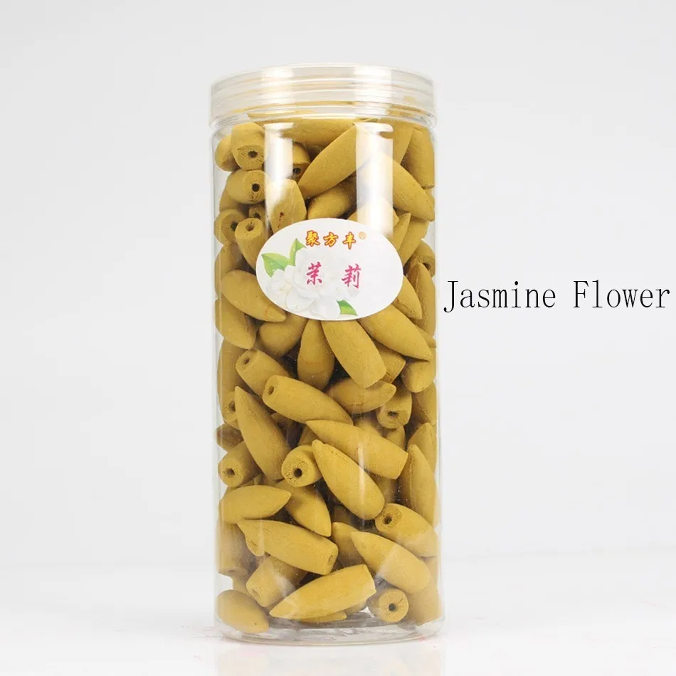 Jasmine Flower Керамическая водопада курильница для благовоний горелка с пирамидки благовоний Лотос Будда ручной держатель для курильницы для домашнего офиса украшения Арома - Цвет: Jasmine Flower