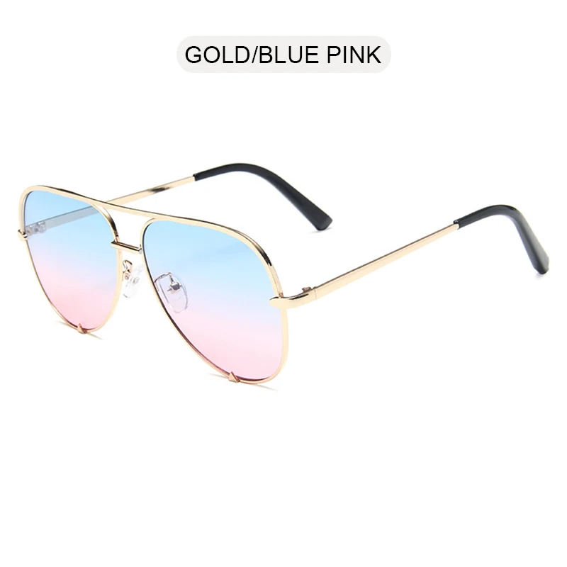 FUQIAN New Classic Metal Aviation Sunglasses Women Fashion Alloy Pilot Sun Glasses Men Gradient Lens Driving Shades Ladies UV400 reader sunglasses Sunglasses