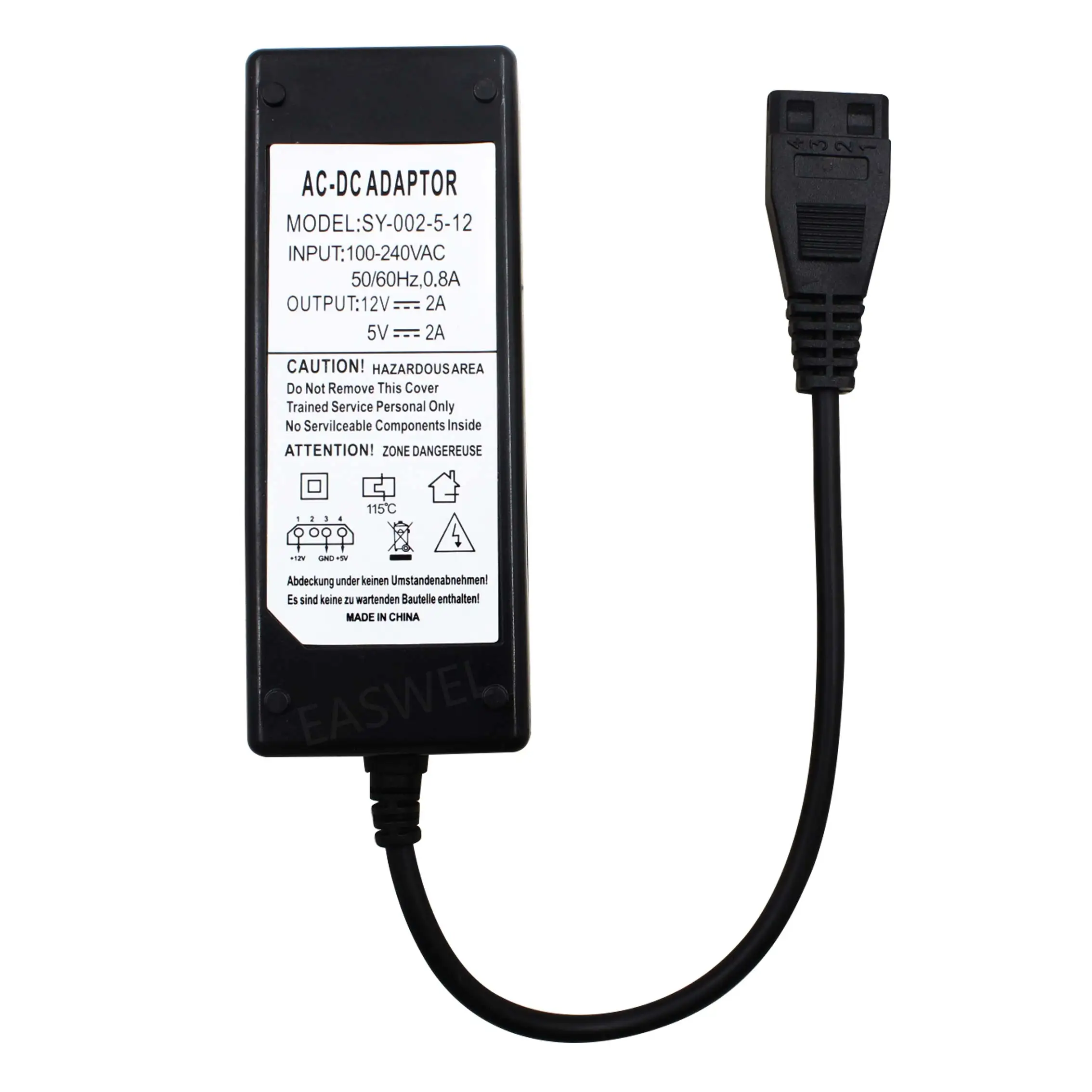 Отличный адаптер питания 12 В/5 В 2 а USB для IDE/SATA жесткий диск HDD CD-ROM AC DC | Электроника