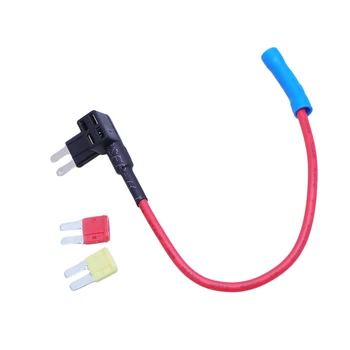 

Fuse Boxe Holder Add Circuit Universal Mini Blade Car Accessories Piggy Back Tap Fuse Boxe Holder for Motor Vehicle Car Auto A30