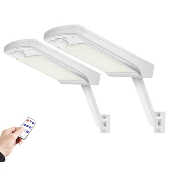

56 LED solar sensor lights outdoor remote control bracket Three Modes decorative Gear lock motion spot