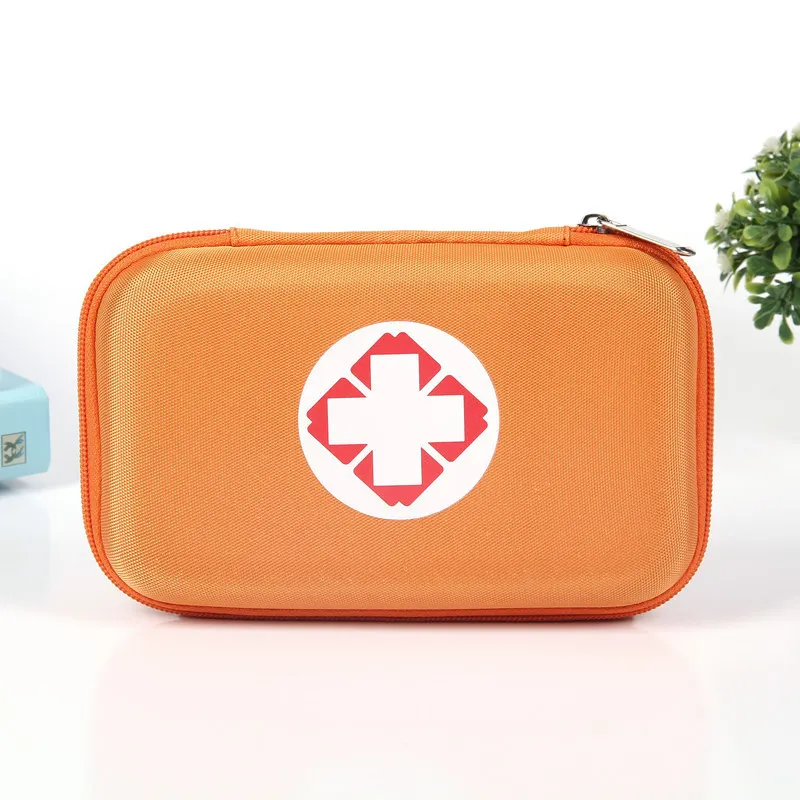 Камуфляжная аптечка, черная, красная водонепроницаемая сумка eva, переносная, для путешествий, для безопасности, для экстренной помощи - Цвет: orange