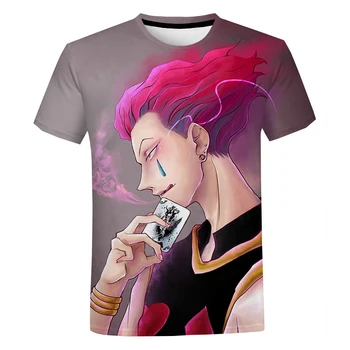 

Hot Anime Hunter x Hunter Hisoka 3D Print T Shirt Men Women Summer Fashion Casual T-shirt Harajuku Streetwear Plus Size T Shirt