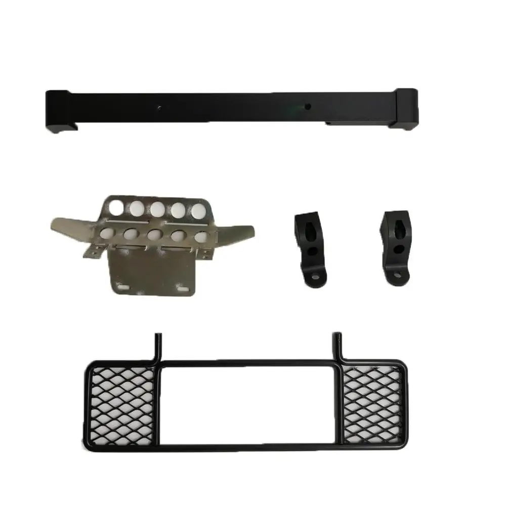 LeadingStar Metal Front Bumper Protection Board Winch for MN-90 MN-91 MN-99 MN-99S 1/12 2.4G 4WD RC Car Upgrade Spare Parts