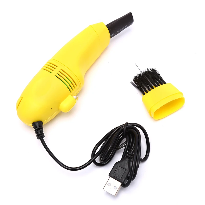 Mini Computer Vacuum USB Keyboard Brush Cleaner Laptop Brush Dust Cleaning Kit Household Cleaning Tool Multi-Function Cleaner