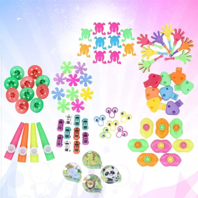 100 шт. пластиковые игрушки забавные DIY игрушки развивающие различные безопасные игрушки принадлежности для детей Рождественский подарок
