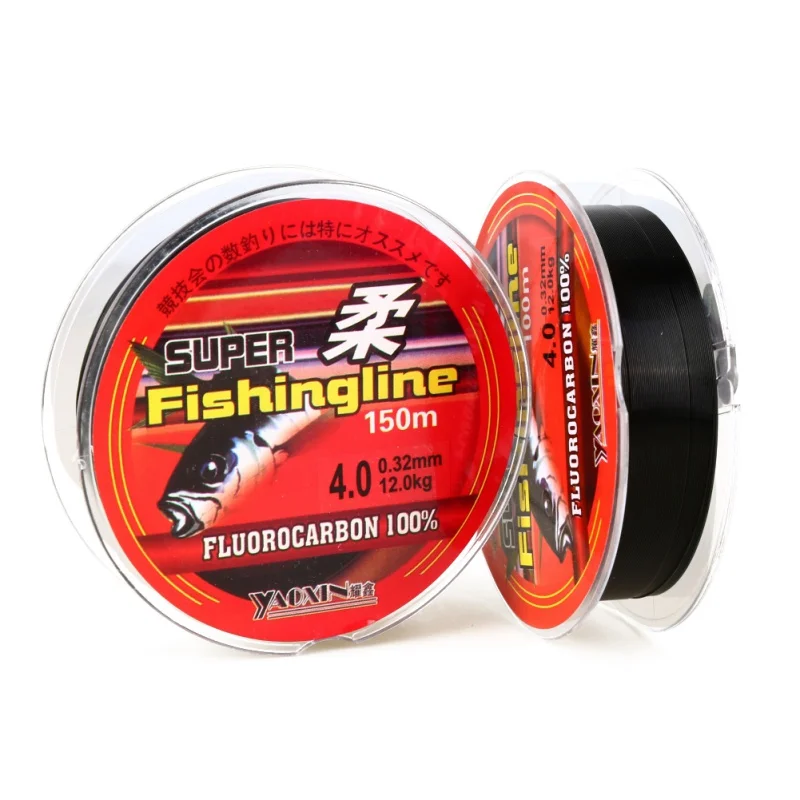 100M Nylon Fishing Lines Super Strong Carbon Coated Monofilament