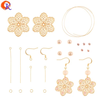 

Cordial Design 1Sets DIY Earrings Making/Jewelry Accessories Pack/Natural Pearl/Genuine Gold Plating/Hand Made/Earring Findings