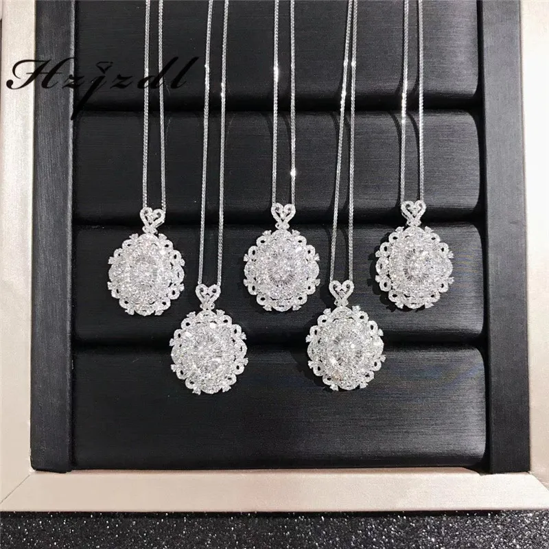 Ювелирные украшения натуральный 100% 18 К золото 1.35ct бриллиантовое ожерелье кулон