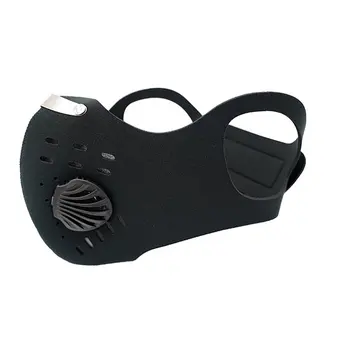 

Black Anti Dust Mask PM2.5 Activated Carbon Filter Face Mouth Masks Reusable Mouth Cover Anti Dust Mask Men Women