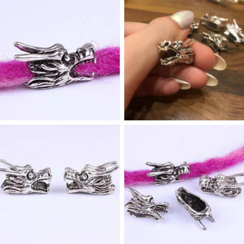 5 шт регги парик ювелирные изделия из бисера головной убор Плетеный ретро сплава