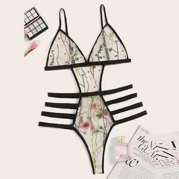 

Hot Sale Bra Set Floral Lace Lingerie Set Femme Sexy Seamless Underwear Women Set Invisible Bra Women Bralettes Babydoll #W