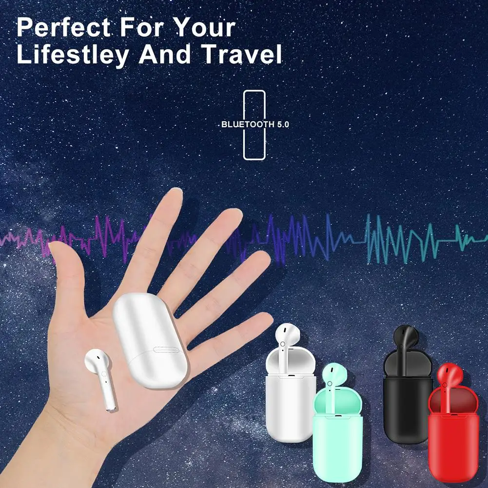 Y19 Bluetooth 5,0 мини наушники настоящие беспроводные стерео одна гарнитура спортивные наушники с зарядным устройством для iPhone samsung huawei
