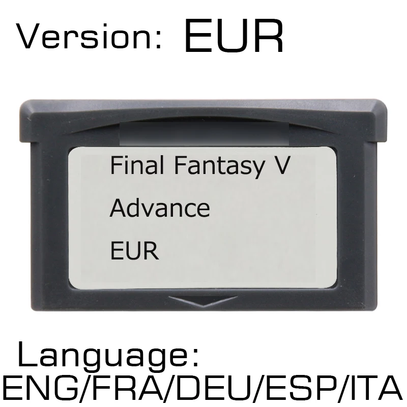 Final Fantasy V Advance 32 бит видеоигры картридж Консоли Карты EUR версия ENG/FRA/DEU/ESP/ITA язык