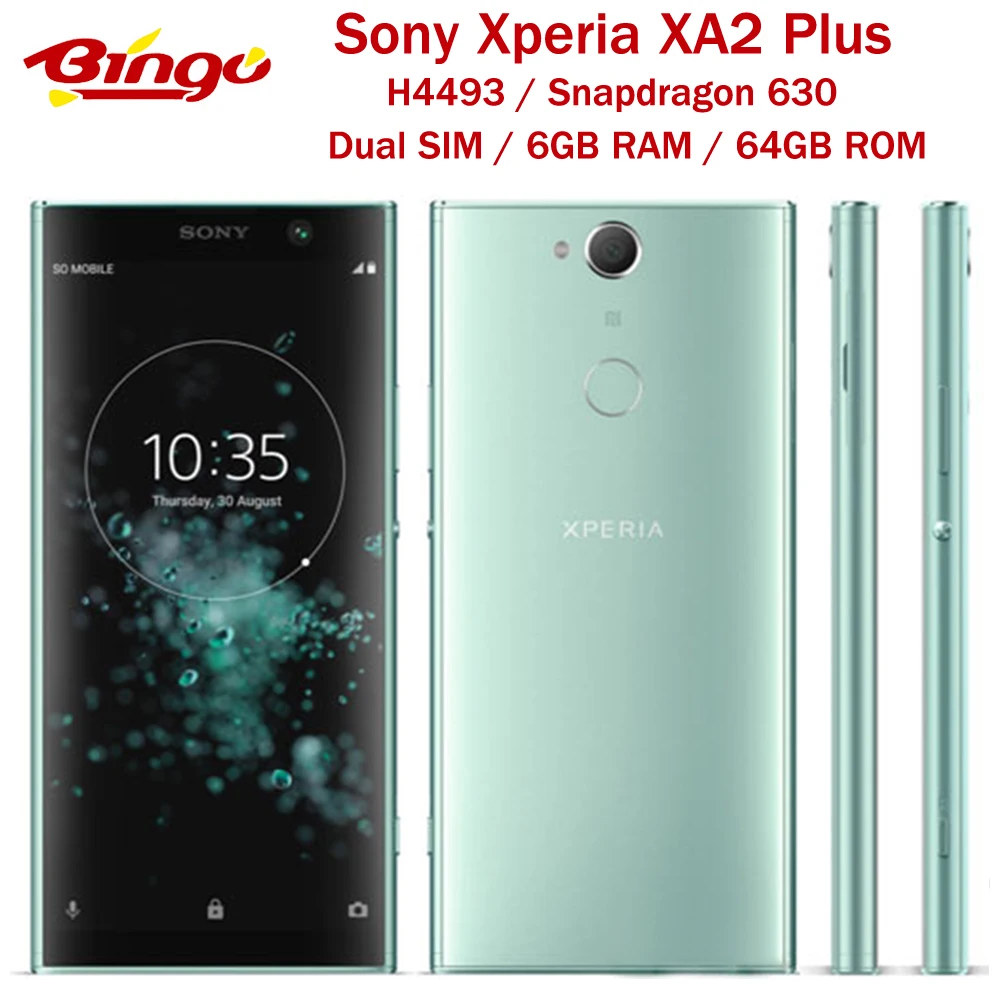 Смартфон Sony Xperia XA2 Plus 6+64 ГБ 23 МП 3580 мАч две SIM-карты восстановленный | Мобильные