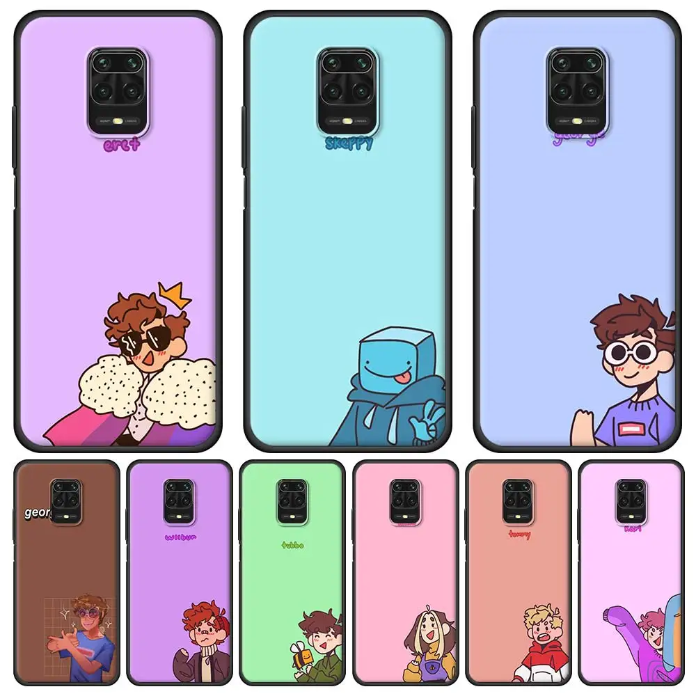Мягкий чехол Dream Smp для Xiaomi Redmi Note 9S 8 Pro 8T 7 Fundas 9C 9A 9i 9T 8A 7A 6A K30 телефона Coque Bag Caso |