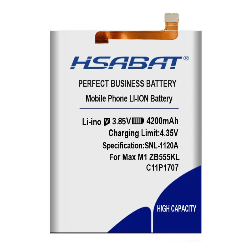 HSABAT 4200 мАч C11P1707 Аккумулятор для Asus ZB555KL ZenFone Max M1 ZenFone Max M1 Dual SIM ZenFone Max M1