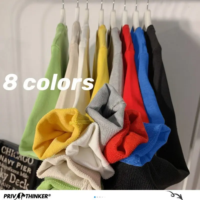 Мужские вязаные свитера Privathinker повседневные однотонные Новинка осени 2020 8 цветов