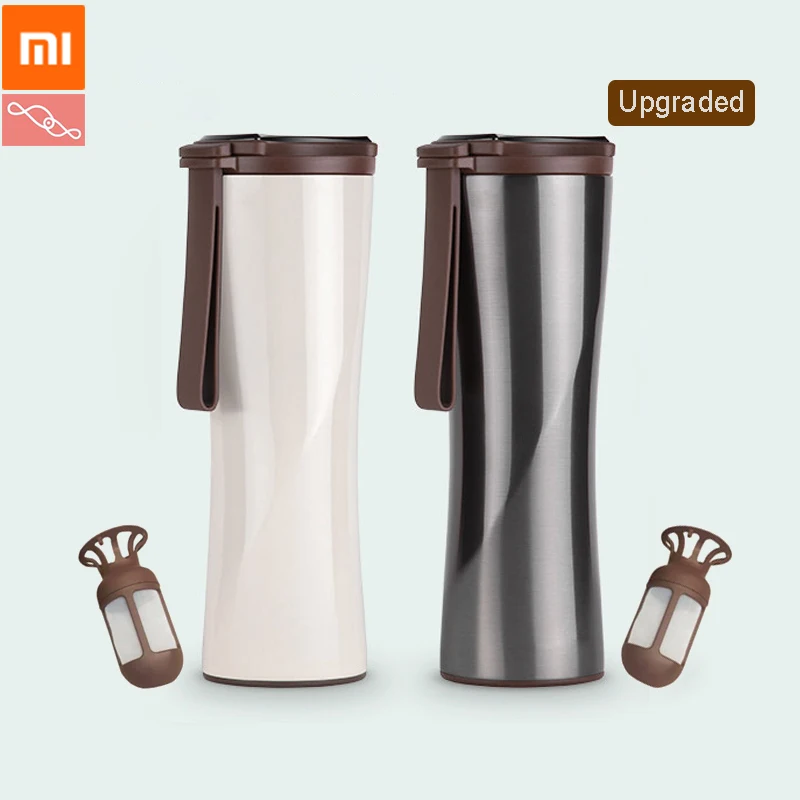 

Xiaomi KKF MOKA Smart Coffee Cup Travel Mug Upgraded Stainless Steel 430ml Portable with OLED Touch Screen Temperature Display