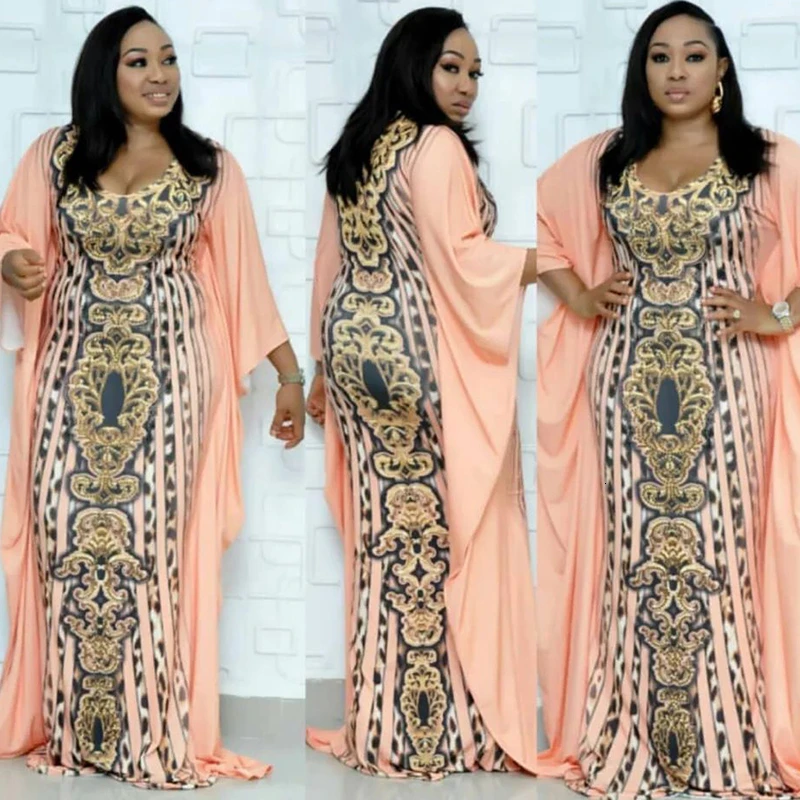 Африканские платья для женщин розовая одежда в африканском стиле платье