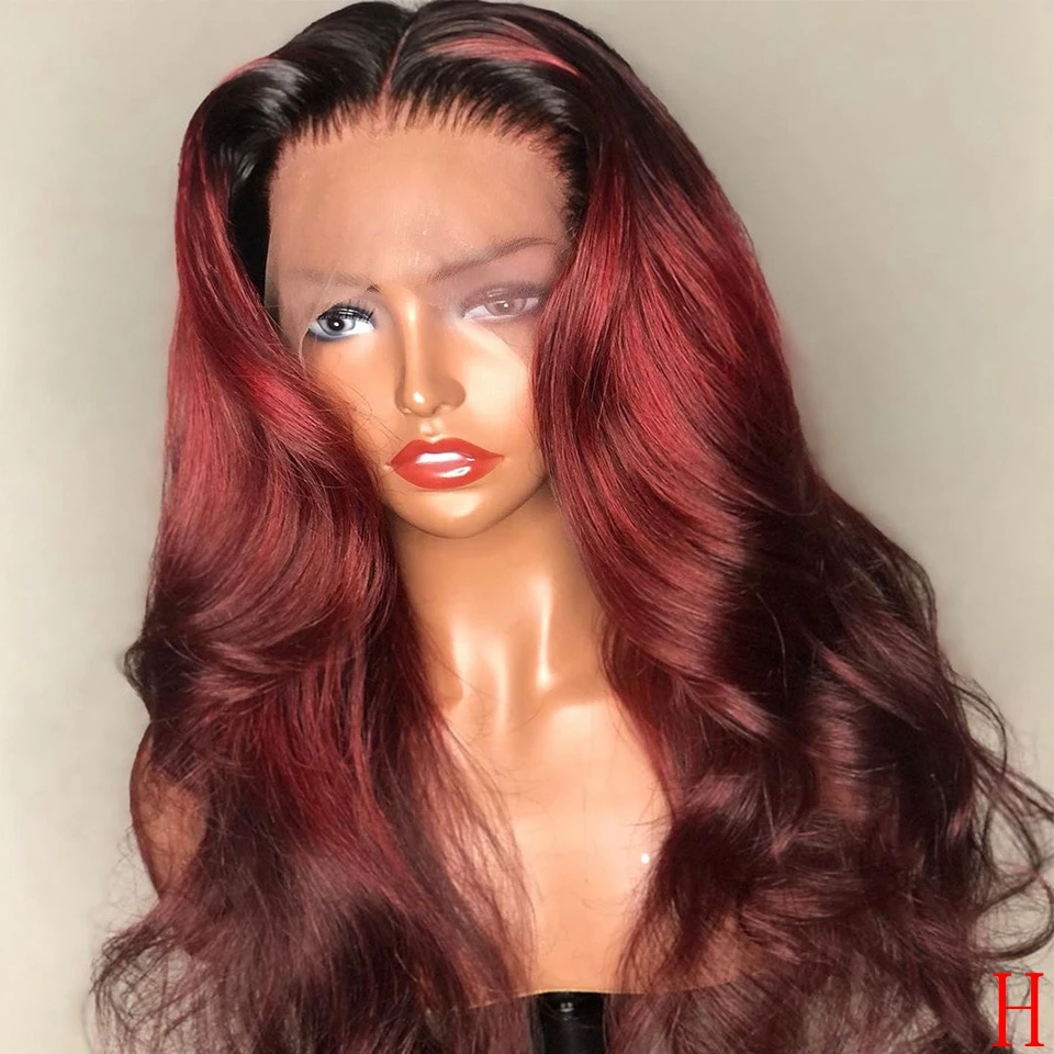 13-4-Body-Wave-1b-99J-Colored-Lace-Front-Human-Hair-Wigs-for-Women-Ombre-Burgundy