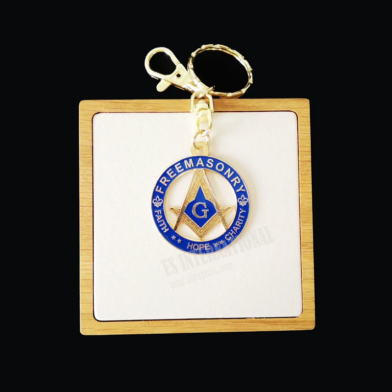 Masonic Key Chain Blue 