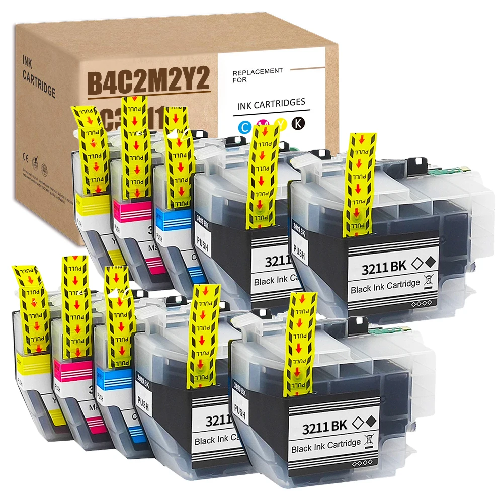 HS LC3211 Color Cartridge LC3211C LC3211M LC3211Y DCP-J572DW Cartridge MFC-J491DW Cartridge MFC-J497DW Cartridge J890DW J895DW 