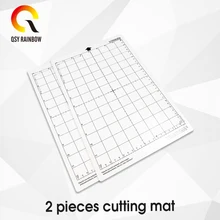 2pcs 8*12 Ersetzen Schneiden Matte Transparent Klebstoff Matte mit Mess Grid 8*12 Zoll für Silhouette cameo Plotter Maschine