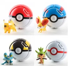 4Pcs Lot Grasping The balls font b Toys b font Ball Balls 7CM Cartoon Movie With