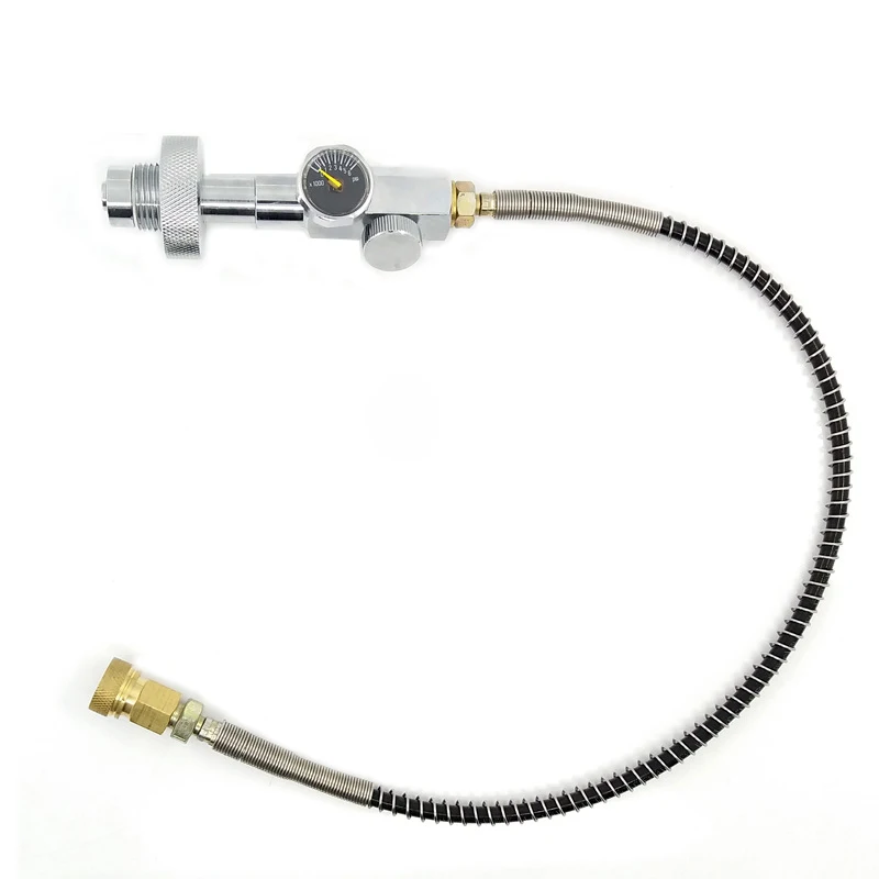

PCP Scuba Diving Valve Brand New Style Air Filling Station Refill Adapter with 40mpa Gauge High Pressure Hose