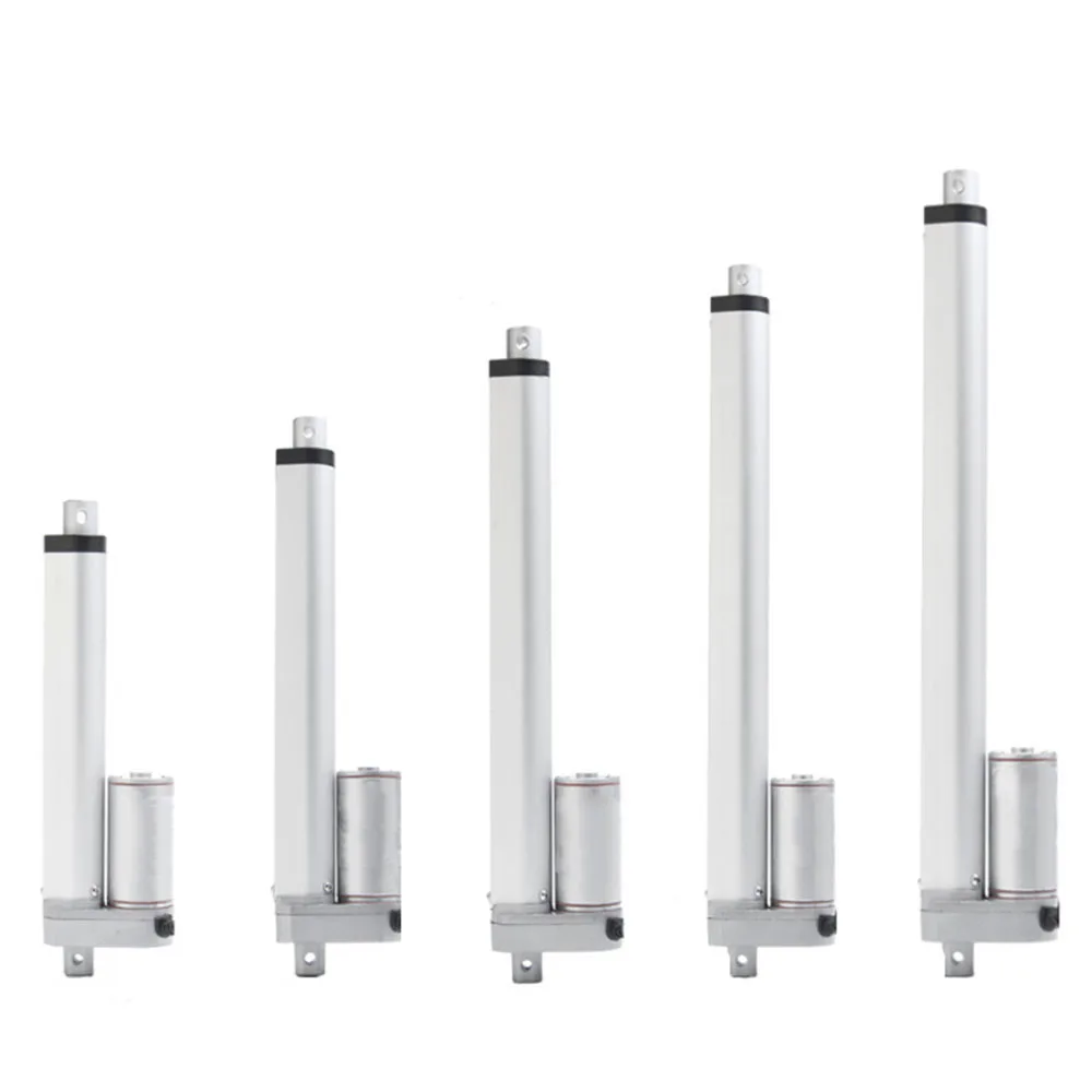 Электрический линейный привод, смена частоты скорости 10 мм/сек. 100/200/300/500/600/700/800/900/1000 мм ход линейный двигатель контроллер постоянного тока 12V24V thrust700N