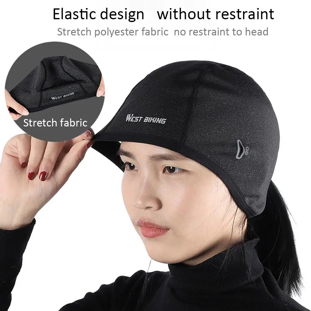 Велосипедные шапки, теплые ветронепроницаемые Эластичные Головные уборы для спорта на открытом воздухе, езды на велосипеде, бега, мотоцикла, катания на лыжах