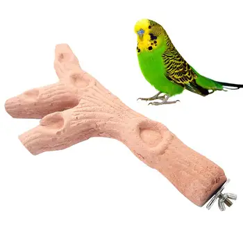 

1PC Pet Parrot Cage Perches Stand Paw Grinding Toy Bird Chew Toy Parakeet Paw Grinding Toys Pet Supplies