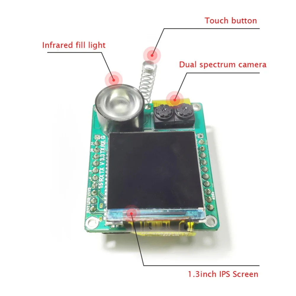 Sipeed MF1 AI+ IoT автономный модуль распознавания лиц в режиме реального времени с прошивкой на плате 128 Мб SD Nand
