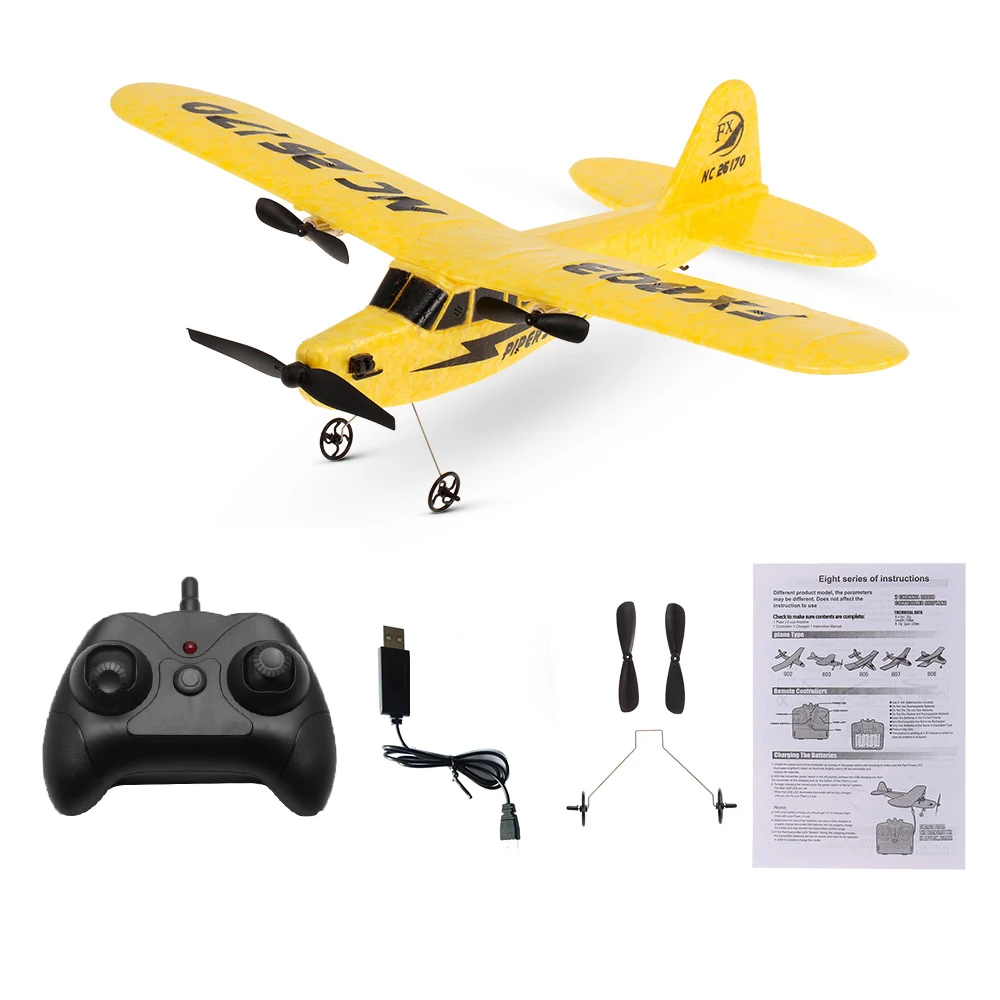 

FX-803 2.4G 2CH 340mm Wingspan Remote Control Glider Fixed Wing EPP RC Airplane Aircraft RTF