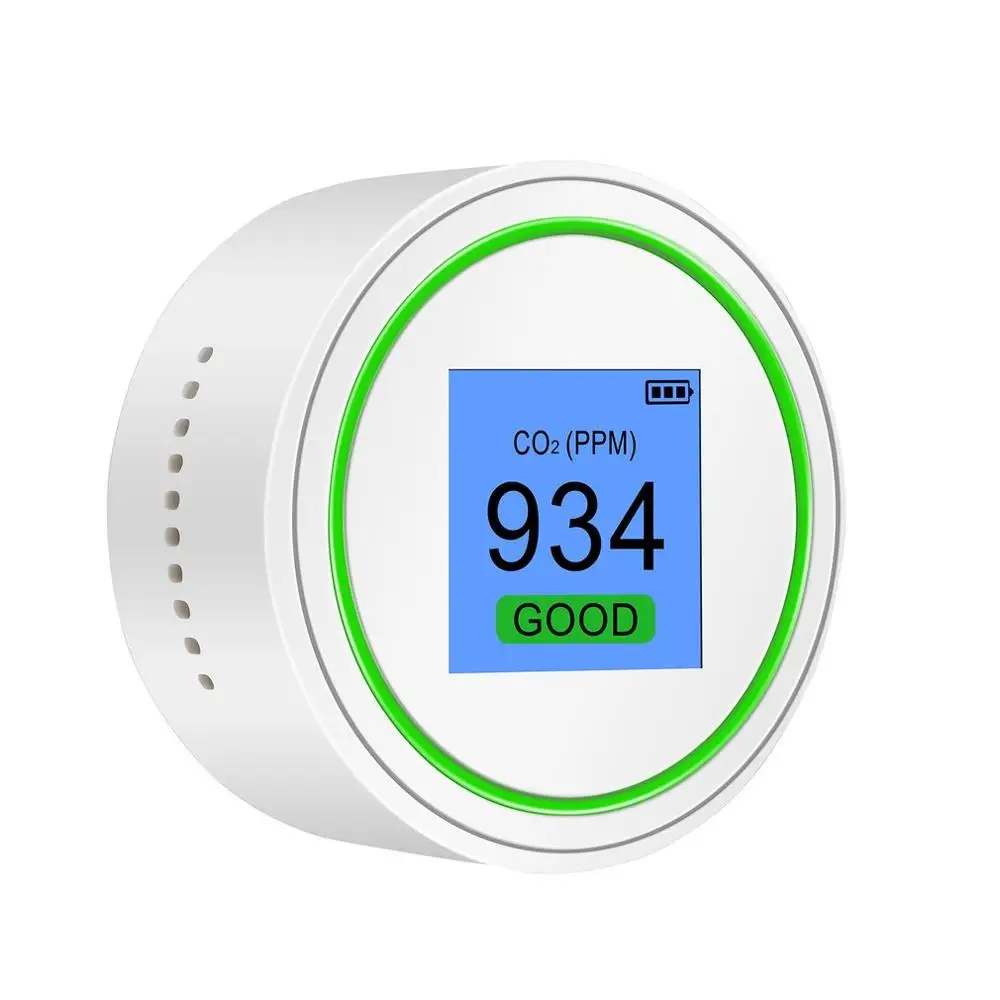 

Digital Air Quality Detector Indoor/Outdoor PM2.5 & TVOC Tester CO2 Meter Monitor Tester With Rechargeable Battery