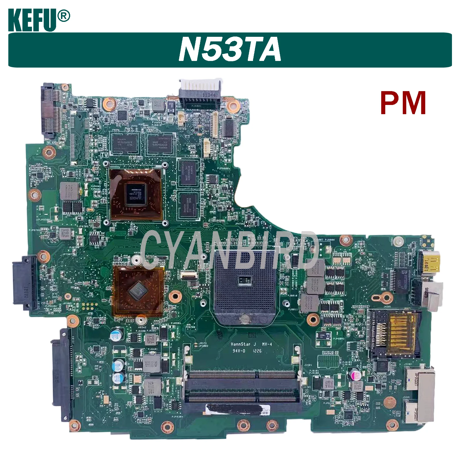 KEFU N53TA original mainboard for ASUS N53TK N53T Laptop motherboard （PM） 100% test OK | Компьютеры и офис