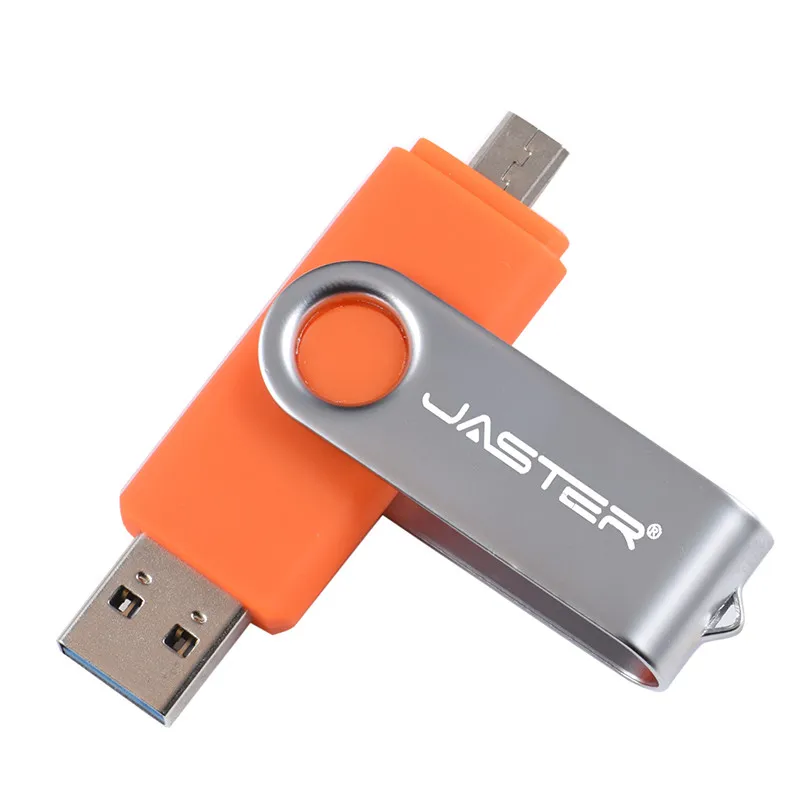 C JASTER 2 в 1USB 2,0 4 ГБ 8 ГБ 16 ГБ 32 ГБ 64 ГБ флеш-накопитель/диск с индивидуальным принтом логотипа для рекламных подарков компании - Цвет: C