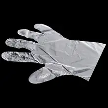 100 шт./компл. еда латексные перчатки экологически чистые одноразовые перчатки для ресторана отеля барбекю латексные перчатки кухонные перчатки
